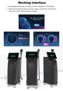 Équipement de beauté frais de machine d'épilation de <span class=keywords><strong>laser</strong></span> de diode verticale professionnelle pour la dermatologie et les centres esthétiques - Product Image 5