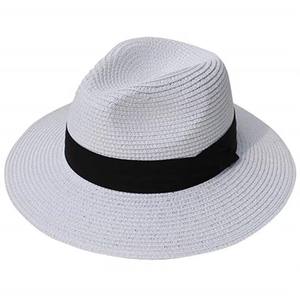 Chapeau de paille <span class=keywords><strong>Panama</strong></span> unisexe à large bord, style décontracté, pour l'été, la plage, le sport et les affaires, collection <span class=keywords><strong>2022</strong></span>, vente en gros - Product Image 3