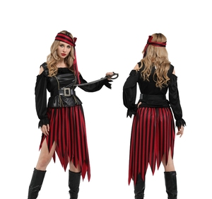 Consegna diretta <span class=keywords><strong>In</strong></span> fabbrica: elegante <span class=keywords><strong>Costume</strong></span> da Cosplay per adulti di Halloween per feste di fantasia pirata femminile nei libri - Product Image 6
