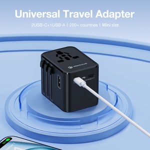Wontravel 17W PD Dual <b>USB</b> Type-<b>C</b> Travel <b>Adapter</b> Universal <b>Plug</b> for 200 Countries - Product Image 2