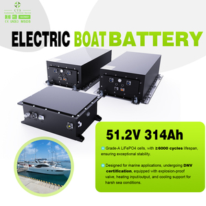 Aangepaste fabrieks 96V 300Ah elektrische boot lithium-ion batterij standaard batterijmodule 51.2V 300Ah met vloeistofkoeling - Product Image 5