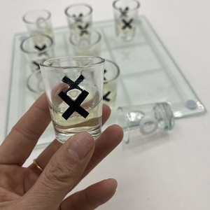 Bộ bàn cờ thủy tinh <span class=keywords><strong>tic</strong></span>-<span class=keywords><strong>tac</strong></span>-toe và bắn Trò chơi cờ vua thủy tinh - Product Image 1