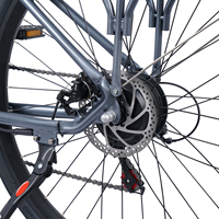 Nouveau Vélo Électrique Urbain 700C à Cadre Large 36V 250W pour Femme - Modèle 2026 à Prix Abordable