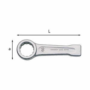 Vanadium Steel <b>Box</b> End Wrench 46 Mm Extra Long Reach <b>Tool</b> - Product Image 1