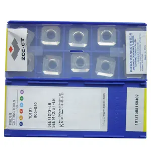 ZCC SEET12T3-LH CNC Carbide Turning Inserts Cutting FOR CAST IRON SEET4(2.5) LH 10pcs/lots