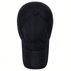 Gorra de béisbol unisex transpirable de malla completa, de secado rápido, sin estructura, ligera, refrescante, para deportes acuáticos, con orificios cortados con láser - Product Image 4
