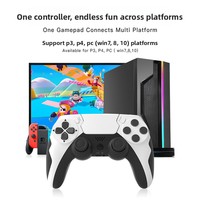 Manette sans fil transfrontalière directe du fabricant avec gyroscope six axes et détection de mouvement en ABS pour jeux