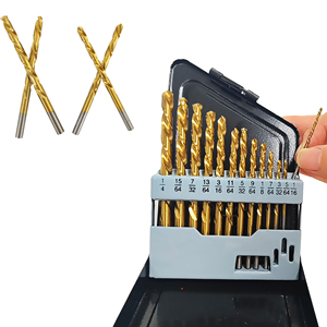 13 Pcs HSS Twist <b>Drill</b> Bit Set Straight Shank for Wood Plastic Aluminum Alloy Hardened Steel Cast Iron - Product Image 5