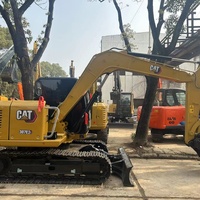 Mini-excavatrice hydraulique Caterpillar d'origine CAT307 CAT306 CAT305.5 CAT308 à vendre lors d'une vente aux enchères locale au Japon