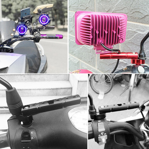 ขายึดแฮนด์มอเตอร์ไซค์ Motorola รุ่น M6 M8 M10 ฐานยึดสำหรับรถออฟโรด กระจกมองข้าง โทรศัพท์มือถือ ไฟสปอร์ตไลท์ - Product Image 5