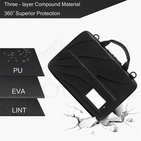 Tas Bahu Laptop 14.2-15.6 Inci Tas Jinjing Laptop Pelindung Pria Wanita Cangkang Keras EVA Tahan Benturan Tahan Air Anti Pencuri