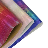 Simili cuir synthétique tissé gaufré froissé en PU coloré de 1,0 mm résistant