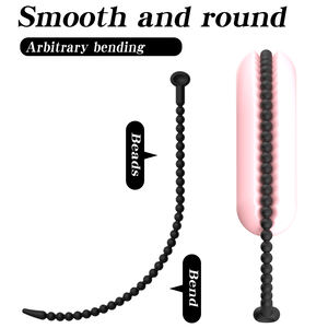 Sumbat Penis suara uretra kateter dilator silikon <span class=keywords><strong>Stimulator</strong></span> prostat sumbat uretra, mainan seks dewasa untuk alat kepuasan seks pria - Product Image 6