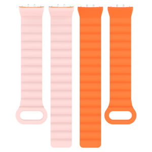 Eraysun สายนาฬิกาซิลิโคนแม่เหล็กสองสีสำหรับ Samsung Galaxy Fit 3สายนาฬิกาอัจฉริยะ - Product Image 5