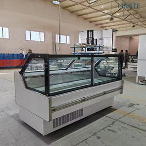 Exhibidor Refrigerado para Pollo con Puerta de Vidrio, Equipo de Refrigeración para Carnicería, Temperatura Única, Luz LED - Product Image 4