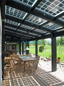 Panneau solaire photovoltaïque semi-rigide en verre Module 200w pour parasols serre <span class=keywords><strong>auvent</strong></span> vert jardin parasol <span class=keywords><strong>auvent</strong></span> système solaire - Product Image 6