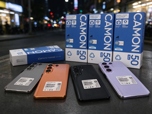 Teléfonos inteligentes populares Hot Camon 50 Pro 5G, pantalla curva elegante, paquete seguro para envío internacional - Product Image 1