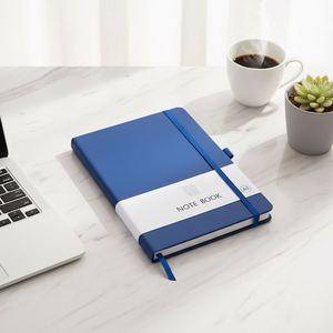 Personalised Logo A4 <b>A5</b> A6 <b>Notebook</b> Custom Business Universal Print Paper Band Hardcover PU Leather <b>Notebook</b> with Elastic - Product Image 1