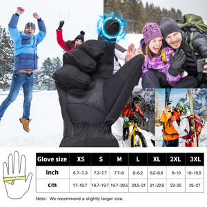 SAVIOR 7,4 V batería de litio invierno clima frío térmico guantes de esquí para hombres deportes al aire libre snowboard esquí - Product Image 6