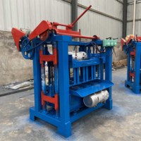 Machine manuelle de fabrication de blocs à prix d'usine avec moules pour briques creuses, pleines, autobloquantes et pavés en béton – Équipement de construction