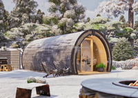 Maisons préfabriquées rondes, maisons modulaires, maison préfabriquée en forme de dôme rond, maison capsule ronde, mini-maison, cabane préfabriquée pour hôtel de villégiature