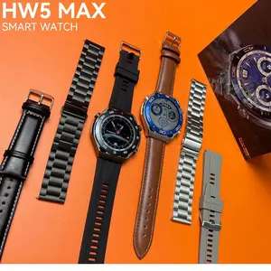2024 New Khó Khăn Người Đàn Ông Gt3 Smartwatch Hw5 Max 1.5 Inch Màn Hình Kinh Doanh Ngoài Trời Theo Dõi Sức Khỏe Android Thông Minh Đồng Hồ