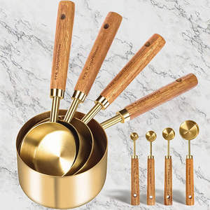 Juego de Cucharas Medidoras de Acero Inoxidable Ecológicas de Primera Calidad para Café, Té y Repostería, Aptas para Lavavajillas, Elegantes y Duraderas para la Cocina - Product Image 1