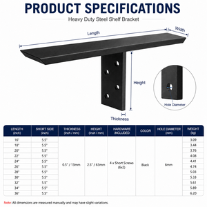 Support de comptoir dissimulé robuste, support flottant <span class=keywords><strong>pour</strong></span> étagère en granit, <span class=keywords><strong>pour</strong></span> îlot de cuisine ou comptoir de bar - Product Image 2