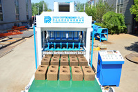 Prix de la machine à fabriquer des briques en terre compressée hydraulique automatique DF5-10 de Chine