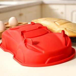 Molde de Silicona de Grado Alimenticio para Pastel con Forma de Auto Deportivo, Antiadherente, Reutilizable, Apto para Horno, Molde para Mousse y Postres con Forma de Auto - Product Image 3