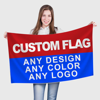 Drapeau de voiture personnalisé Swil Factory, style fanion, pour équipe de country américain, avec mât en fibre de verre, en polyester imperméable et durable