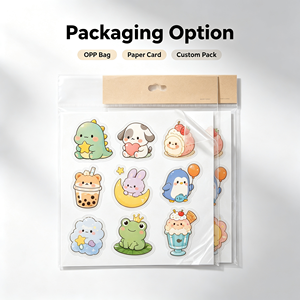 สติกเกอร์การ์ตูนน่ารัก PVC รูปทรงแปลกตา กันน้ำ พิมพ์ดิจิทัล สำหรับแล็ปท็อป เคสมือถือ สมุดบันทึก ของขวัญ งานฝีมือ - Product Image 4