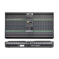 Console de mixage audio professionnelle MQX24 199DSP, mixeur de carte son 24 canaux, système de mixage sonore