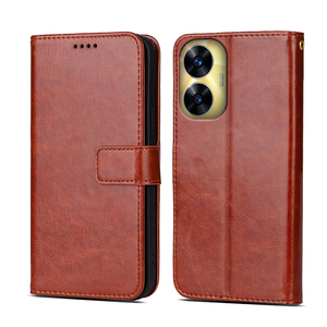 Étui en cuir avec support pour OPPO F23 A78 A17 Find X6 Pro Realme 10 Pro+ GT Neo5 SE C55 C33 <span class=keywords><strong>V30</strong></span> Reno 8T 11A - Product Image 4