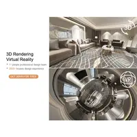 3D Max Pemodelan Arsitek Profesional Interior 3D Desain Service Estate Showroom Interior Desain Modern Rendering Arsitektural
