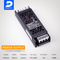 LED aydınlatma için özel 60W-300W DC 12V/24V sabit voltaj 175-264V LED güç kaynağı trafo sürücüsü
