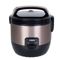 Nouvelle conception, cuiseur à riz de luxe en acier inoxydable couleur or 5L 10 tasses