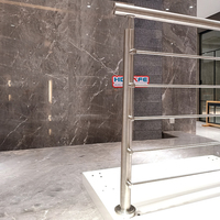 Système de balustrade d'escalier d'intérieur en acier inoxydable, balustrade tubulaire, pour enfants, clôture, prix en acier inoxydable, balustrade de balcon