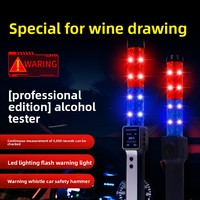 Détecteur d'alcoolémie à écran LCD prêt à être expédié, arrêt automatique, pour contrôle de sécurité routière, analyseur d'alcoolémie.