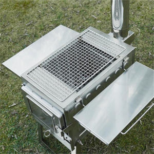 Parrilla <span class=keywords><strong>de</strong></span> barbacoa portátil <span class=keywords><strong>de</strong></span> estilo coreano moderno, parrilla <span class=keywords><strong>de</strong></span> carbón sin <span class=keywords><strong>humo</strong></span> <span class=keywords><strong>de</strong></span> acero inoxidable para uso al aire libre, estufa <span class=keywords><strong>de</strong></span> Camping - Product Image 4