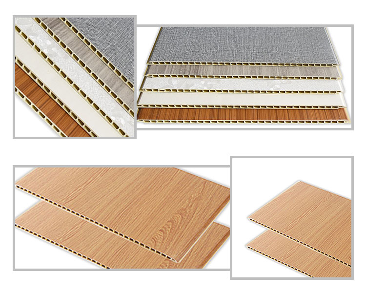 Thickness 4.5mm - 15mm Lamination Interior PVC Wall Panels Brick Design