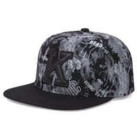 Casquette de baseball tendance, chic et unique, personnalisable, à motifs graphiques et lettres, couleurs assorties, pour un style décontracté quotidien