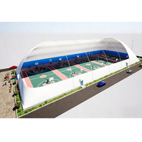 Dôme gonflable haute résistance pour terrains de football, couverture de terrain de paddle-tennis, structure autoportante, bassin gonflable