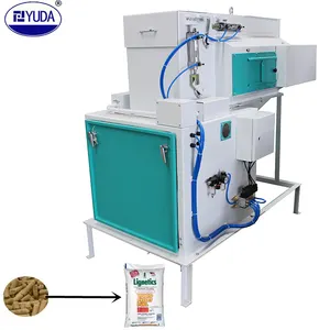 YUDA Certificación CE Arroz Pet Dog Pellet Food Chilli Powder Máquina de envasado de granos de café con máquina de coser