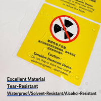 Étiquette autocollante en PVC haute température, résistante à l'huile, imperméable, pour codes-barres, antistatique, pour cartes électroniques PCB, à refusion par ondes