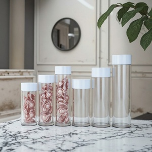 Botella de Plástico PET de Pared Gruesa con Tapa de Rosca Cilíndrica Recta, Botella de 50/100/150 ml para Cápsulas, Suplementos, Productos para el Cuidado de la Salud - Product Image 2