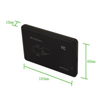 Lector de Tarjetas Inteligentes de Proximidad RFID USB de Escritorio de 13.56mhz