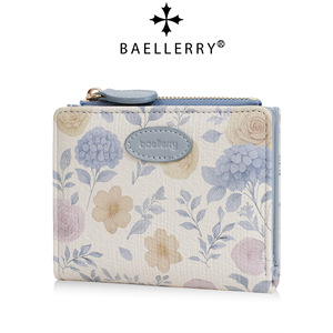 กระเป๋าสตางค์สั้นผู้หญิง Baelerry ลายอนิเมะ ความจุเยอะ ใส่เหรียญได้ ใช้ได้ทุกวัน - Product Image 5