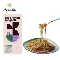 Nouilles de Konjac Séchées Saveur Algues, Faible en Calories, Véganes, Sans OGM, Sans Gluten, Sans Sucre – Boîte pour Repas Sains