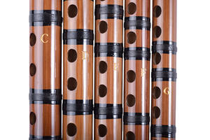 Flûte transversale en gros du fabricant avec conception à trous ouverts, flûte C D E F G B, flûte en bambou Dizi - Product Image 4